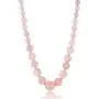 Gem Stone King 10MM Simulated Rose Quartz Round Bead Necklace Bracelet and Earrings Set 20 Inch Gem Stone King 10MM Simulated Rose Quartz Round Bead Necklace Bracelet and Earrings Set 20 Inch