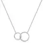 Lcherry Friendship Necklace S925 Sterling Silver Two Interlocking Infinity Double Circles Necklace for Women Friend Jewelry Lcherry Friendship Necklace S925 Sterling Silver Two Interlocking Infinity Double Circles Necklace for Women Friend Jewelry