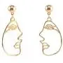 Mrotrida Abstract Human Face Earrings Fashion Alloy Eyes Lips Hand Dangle Earrings Unique Big Earrings for Womens Party Mrotrida Abstract Human Face Earrings Fashion Alloy Eyes Lips Hand Dangle Earrings Unique Big Earrings for Womens Party