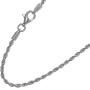 JewelStop 10k Solid Gold Yellow Or White 1.5 mm Diamond-Cut Rope Chain Necklace 16'' 18'' 20'' 24'' 30''