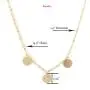 Avanlin Vintage Dainty Sequin Pendant Necklace Gold Plated Triple Disc Coin Necklaces Chain Jewelry for Women and Girls Avanlin Vintage Dainty Sequin Pendant Necklace Gold Plated Triple Disc Coin Necklaces Chain Jewelry for Women and Girls