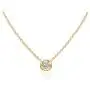 S.Leaf Cubic Zirconia Necklace Solitaire Pendant Sterling Silver Necklace for Women S.Leaf Cubic Zirconia Necklace Solitaire Pendant Sterling Silver Necklace for Women