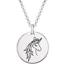 MyNameNecklace Unicorn Pendant -Engraved Be Unique or Personalized Pendant- Inspriational Jewelry