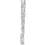 Sterling Silver Diamond Cluster Pendant Necklace (1/10 cttw, I-J Color, I2-I3 Clarity), 18''
