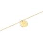 michooyel Layered Gold Necklace Moon Hammered Bar Infinity Disc Pendant Necklace Minimal Simple Dainty Jewelry for Women Girls