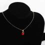CENWA Tiny Red Apple Necklace Teacher Appreciation Gift Teacher Jewelry Teacher Gift Teachers Day Gift Teacher Retirement Gift