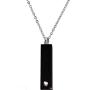 TLFOFS Cube Urn Pendant, Handmade, Titanium Steel Inlaid with Zirconium Diamonds. Cremation Jewelry Urn Necklace Jewelry is Not Only Beautiful, But Also Has A Special Commemorative Meaning. (White)