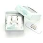 SEA-Smadar Eliasaf Pearl Drops Earrings With 925 Silver Plating and Genuine Majorica Pearl