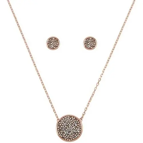 Kenneth Cole Grey Sprinkle Pearl & Stone Pendant Necklace & Stud Earrings Set Kenneth Cole Grey Sprinkle Pearl & Stone Pendant Necklace & Stud Earrings Set