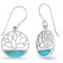 Boma Jewelry Sterling Silver Lotus Flower Dangle Earrings Boma Jewelry Sterling Silver Lotus Flower Dangle Earrings
