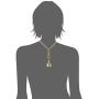 1928 Jewelry Pearshape Briolette Y-Shaped Necklace, 16'' + 2'' Extender
