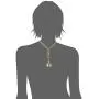 1928 Jewelry Pearshape Briolette Y-Shaped Necklace, 16'' + 2'' Extender