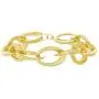 Steve Madden Womens Oval Link Yellow Gold-Tone Bracelet Steve Madden Womens Oval Link Yellow Gold-Tone Bracelet
