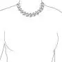 Bridal Large Fashion Vintage Style Leaves Leaf Motif Simulated White Pearl Cubic Zirconia Pave CZ Leaf Bib Statement Necklace Jewelry Set for Women Weddings