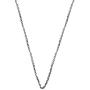 Plain and Simple 1 mm .925 Sterling Silver Cable Chain Necklace-16 inches