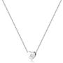 Turandoss S925 Sterling Silver Initial Necklace for Girls Women, Dainty Hypoallergenic Sterling Silver Letter Initial Heart Necklace for Teen Girls Kids Jewelry Gifts