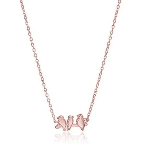MANZHEN Three Little Birds Delicate Flying Birds Pendant Bird Necklace MANZHEN Three Little Birds Delicate Flying Birds Pendant Bird Necklace