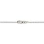 Solid 925 Sterling Silver 1.25mm Cable Chain Necklace - with Secure Lobster Lock Clasp