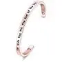 FUTOP I’m with You Till The End of The Line Cuff Bracelet Gift for Boyfriends, Girlfriends Mother Gift From Daughter, Son (line RG)