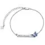 Sunflower Bracelet 925 Sterling Silver with Synthetic Birthstone Sunflower Adjustable Chain Bangle Jewelry Gift For Women Teens Mothers Day Birthday Gifts