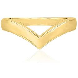 STONIQUE CREATIONS Sterling Silver Chevron Statement Promise Ring Size 5-9