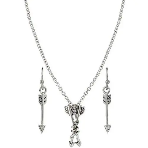 Montana Silversmiths Wanderer Double Arrow Jewelry Set Montana Silversmiths Wanderer Double Arrow Jewelry Set