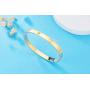 PDWZNBA 18K Gold Plated Love Bracelet Screw Bracelet with Screwdriver Stainless Steel Crystal Bangle Cuff Best Gifts for Mothers Day Valentines Day Wedding Couples and Birthdays