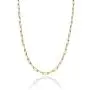 Miabella Solid 18K Gold Over Sterling Silver Italian 2.5mm Paperclip Link Chain Necklace for Women Men, 16, 18, 20, 22, 24, 26, 30 Inch 925 Made in Italy