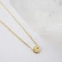 HONEYCAT Little Moon Charm Necklace in Gold, Rose Gold, or Silver | Minimalist, Delicate Jewelry