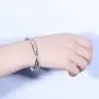 DovEggs Platinum Plated Silver 1.77ct Center 4mm G-H-I Color Moissanite Bracelet Adjustable Bangle with Accents for Women Girls DovEggs Platinum Plated Silver 1.77ct Center 4mm G-H-I Color Moissanite Bracelet Adjustable Bangle with Accents for Women Girls