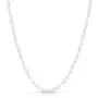 NYC Sterling Womens .925 Sterling Silver Rhodium Plated Paperclip Chain Necklace NYC Sterling Womens .925 Sterling Silver Rhodium Plated Paperclip Chain Necklace