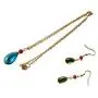 WOSHOW Howls Moving Castle Hauru no ugoku Shiro Cosplay Howl Costume Earrings Necklace Cosplay Props Accessories