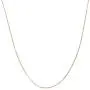 0.85MM 18'' Italian Box Chain 14K Rose White Yellow Gold Plated 925 Sterling Silver 0.85MM 18'' Italian Box Chain 14K Rose White Yellow Gold Plated 925 Sterling Silver