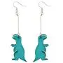 Cute Acrylic Dinosaur Dangle Earrings Drop Earrings Jewelry Gift for Women and Girl