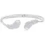 SWAROVSKI Womens Nice Bangle Bracelet Collection, Rhodium Finish, Clear Crystals SWAROVSKI Womens Nice Bangle Bracelet Collection, Rhodium Finish, Clear Crystals