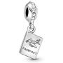 Pandora Jewelry Passport Travel Dangle Cubic Zirconia Charm in Sterling Silver