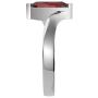 Genuine Garnet Marquise Solid 925 Sterling Silver Solitaire Rings For Women & Girls