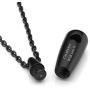 Jovivi Personalized Custom Stainless Steel Teardrop Heart Urn Necklace Ashes Keepsake Memorial Pendant Cremation Jewelry w/Fill Kit