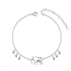 S925 Sterling Silver Elephant Bracelet, Elephant Gifts for Women, Elephant Jewelry for Women, Elephant Bracelets Gift, Gifts for Elephant Lovers, Elephant Gifts for Girls, Elephant Jewelry for Women…