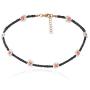 N/Q Bohemian Adjustable Flower Seed Beads Chain Choker Necklace for Women Girls Boho Colorful Tiny Beaded Bracelet Fashion Jewelry Set