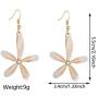 ZRosse 2 Pairs Sparkly Chic Charm Crystal Flower Dangle Drop Earrings Sets for Women Girls Statement Rhinestone Earrings Jewelry Gifts
