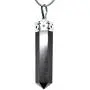 Zenergy Gems Charged Natural Himalayan Gemstone Crystal Perfect Pendant + 20'' Silver Chain + Selenite Charging Heart [Included]