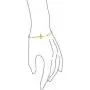 Delicate Minimalist Religious Diagonal Sideways Cross Bangle Bracelet For Women Teen 14K Gold Plated 925 Sterling Silver