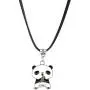 Winssi Cute Panda Necklace with Black Cord Panda Jewelry Gift for Teen Girls and Boys Winssi Cute Panda Necklace with Black Cord Panda Jewelry Gift for Teen Girls and Boys