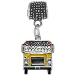 Inspired Silver - Silver Customized Charm for Bracelet with Cubic Zirconia Jewelry