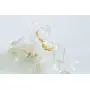 ONDAISY 14k Gold Plated Simulated Diamond Cz Moon Star Heart Flower Round Circle Ball Tragus Cartilage Clicker Hoop Ring Earring Piercing For Women16g
