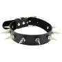 Halawly Queen of Hearts Choker - Black Leather Choker Necklaces Circle Adjustable Collar Necklace for Women Halawly Queen of Hearts Choker - Black Leather Choker Necklaces Circle Adjustable Collar Necklace for Women