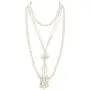 Multi Layer White Simulated pearl Strands Necklace Costume Jewelry Set For Women Necklace And Earrings Multi Layer White Simulated pearl Strands Necklace Costume Jewelry Set For Women Necklace And Earrings