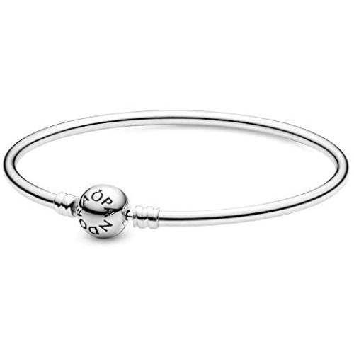 PANDORA Jewelry Bangle Charm Sterling Silver Bracelet