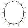 Bioworld Marvel Black Panther Metal Claw Collar Costume Necklace Cosplay Jewelry